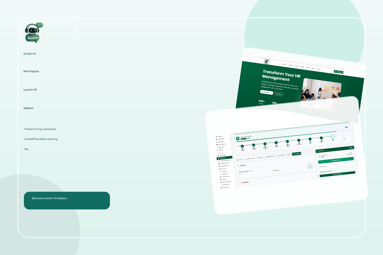 New Program Launch HR Software for Behavioral Health Providers: How to Prepare Hiring, Compliance, and Staff Files Before Opening Day